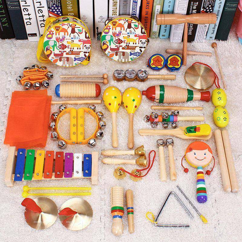 高档奥尔鼓夫打击乐器套装礼教盒儿园早启蒙音幼乐教具玩具摇铃鼓,淘宝优惠券,粉丝福利购,淘宝优惠卷