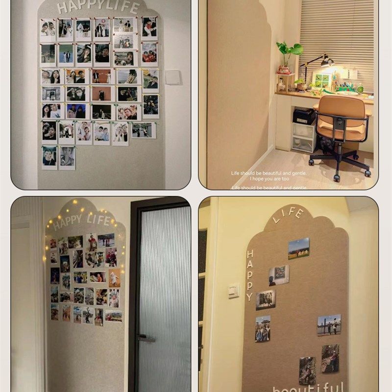 毛毡板墙贴照片墙展示墙背景板组合相框羊毛毡板相片相册挂墙软木,淘宝优惠券,粉丝福利购,淘宝优惠卷