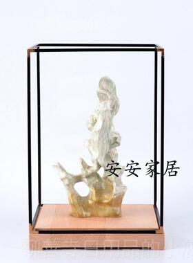 正品中式假太湖石山摆件禅意新中式软装样板房间装艺饰术品公办室