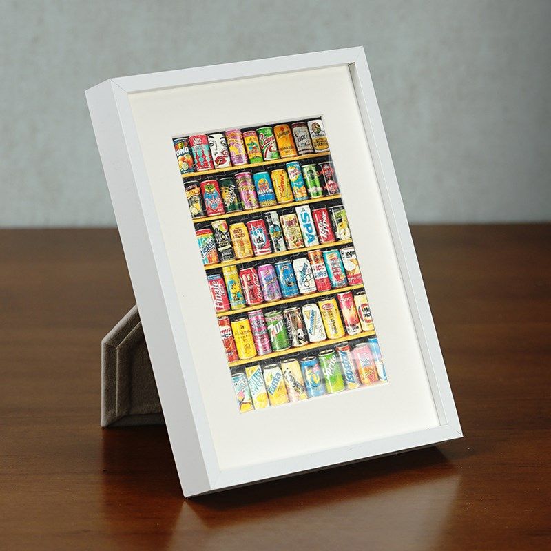 迷你拼图框234片10x15CM160片150片169片胶囊拼图裱框架相框摆台 - 图1