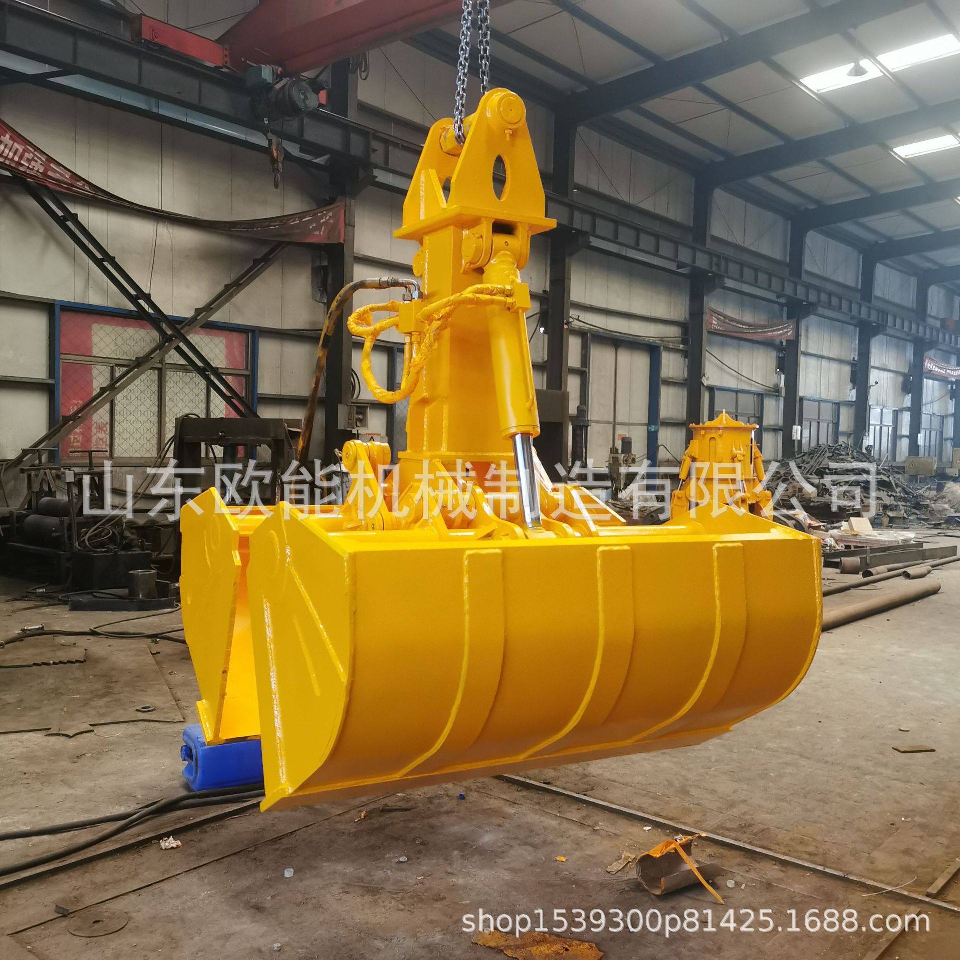 挖机属具贝壳斗 液压贝型斗双瓣垃圾肥料双开夹具,淘宝优惠券,粉丝福利购,淘宝优惠卷