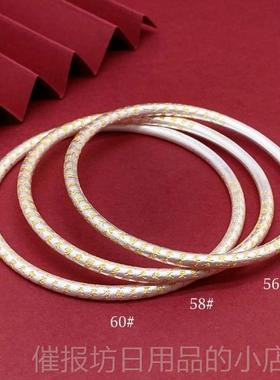 正品足银银990纯文经心闭口款复古做旧哑光开口手镯艺手环