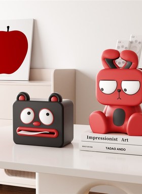 德国摆件家居饰品玄关入户高级感创意软装饰品奶油风电视柜摆设