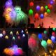 Halloween decoration skull lamp bar scene layout horror atmosphere decoration practical LED small colorful lights string lights