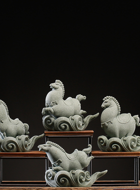 马微景观摆件假山水族多肉盆景鱼缸造景动物茶宠吉祥物装饰品配件