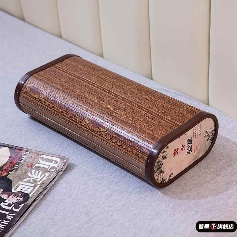 保健竹枕头护颈椎助睡眠夏季专用单个竹子凉枕空心透气木枕麻将枕 - 图3