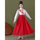 High-end Chinese children's chorus costumes, poetry recitation costumes, starring male and female singers in red, primary and secondary school students' red singing styles