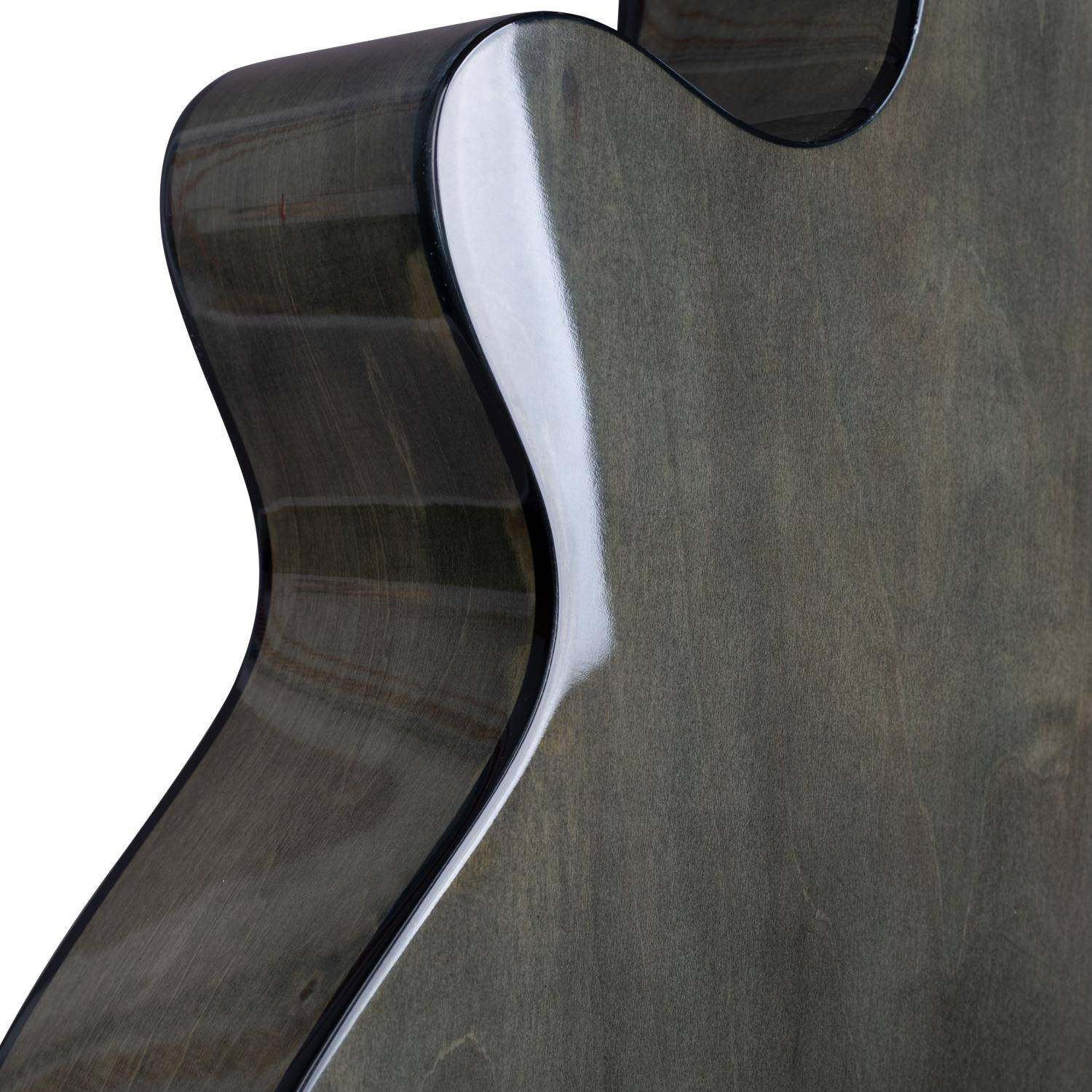 40寸吉他亮光民谣吉他初学者寸入门成人练习乐器学生民谣木吉它 - 图2