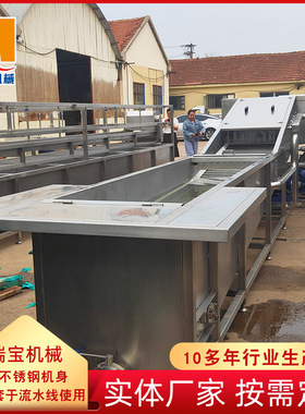 蔬菜去泥沙气泡清洗机橄榄菜全自动洗菜机辣椒净菜加工清洗机