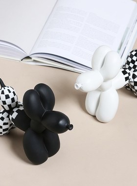 动物摆件马赛克宠物狗装饰品家居客厅桌面树脂可爱卡通摆设工艺品