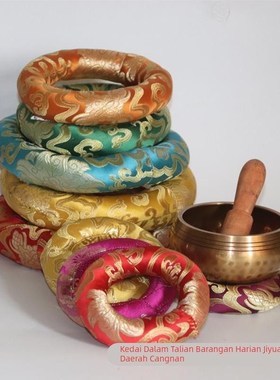 尼泊尔手工钵垫子颂钵垫铜罄垫棉布垫圈音碗配套垫子钵垫圈