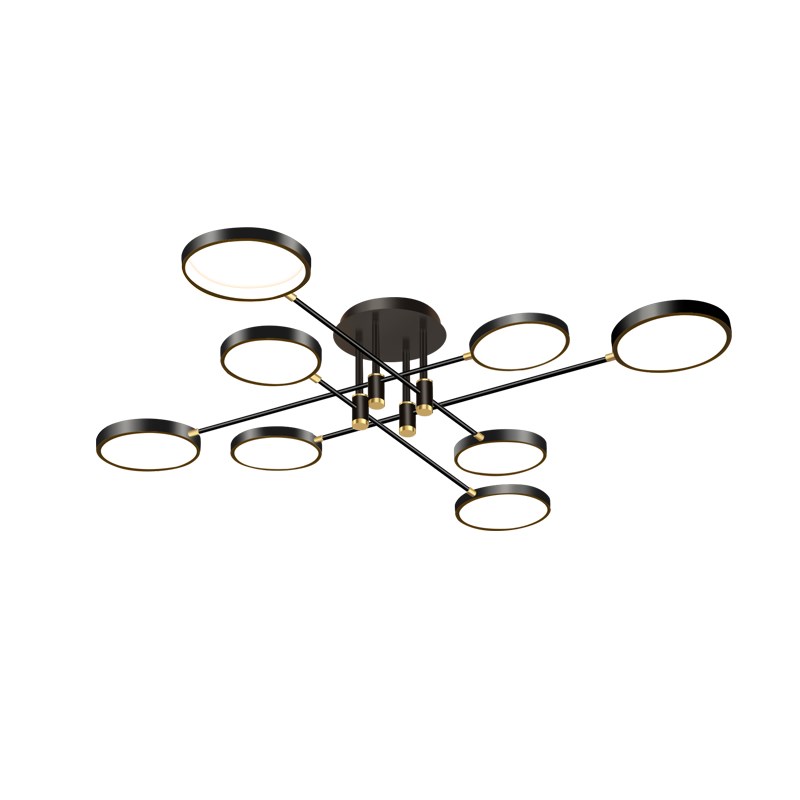 现代简约大气客厅大灯主卧室吊灯具大全餐厅吸顶家用全屋套餐组合 - 图3