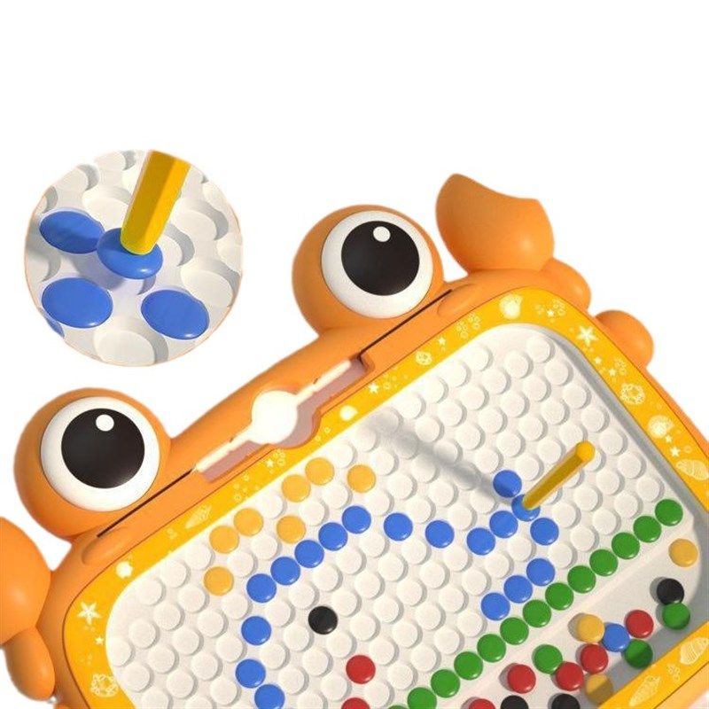 儿童写字板趣味螃蟹磁吸画板绘画兴趣专注力训练磁性画板玩具不限,淘宝优惠券,粉丝福利购,淘宝优惠卷