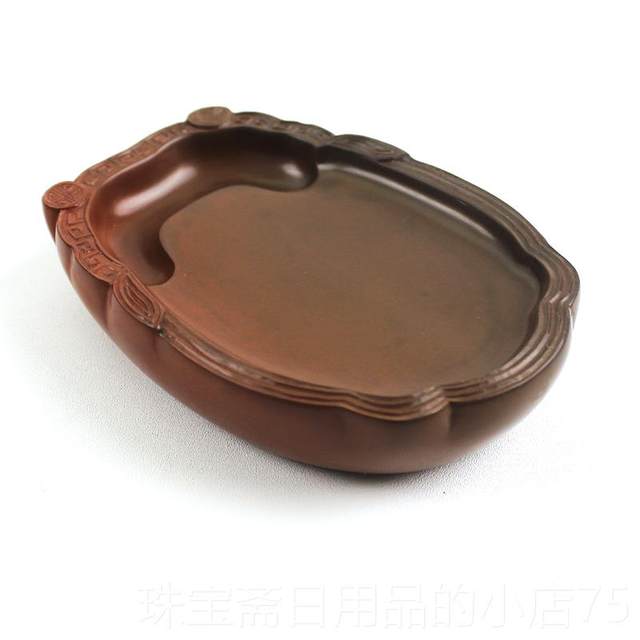 High-end Xiaoshouchan Shanxi Chengyan Study Room Four Nibao students' traditional intangible cultural heritage bag pure handmade inkstone gift stamps