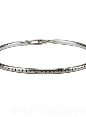 高档erkstat Munc纯hen德国慕尼黑W暗黑先锋小t众设计手镯925银男