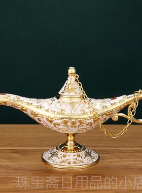 高档拉丁灯家工用复古东南亚艺品神轻奢创意书房许愿灯俄阿罗斯摆