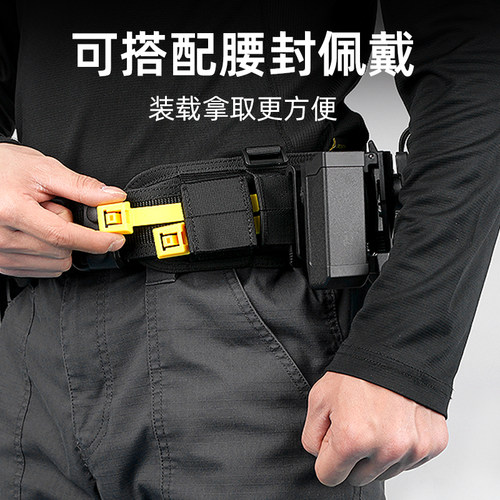 龙鳞甲单孔扎带可重复使用解锁约扎带单手塑料捆绑带可携式扎带约 - 图0