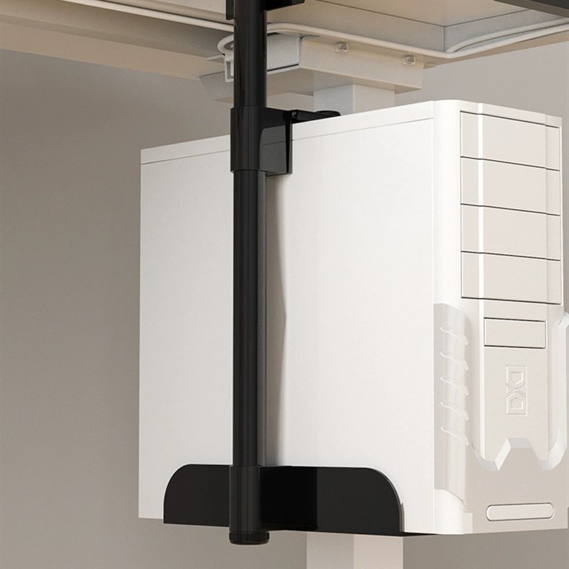 Computer main rack hanging home office desk under desktop chassis bracket fixed bracket wall mount bracket