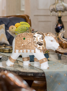 大号大象摆件欧式家居落地摆设招财进宝客厅酒店店铺公司开业礼品