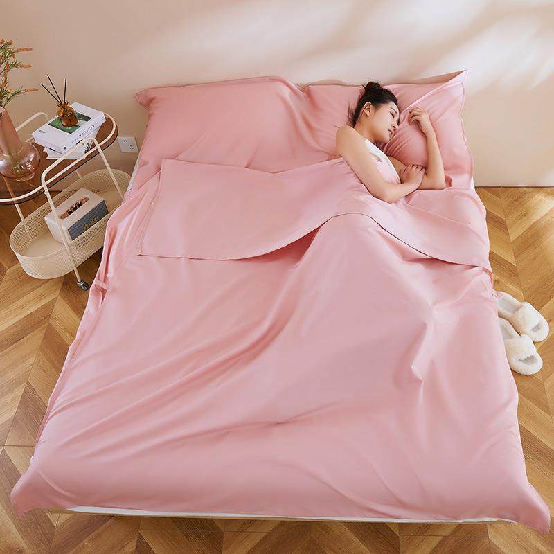 A类60支长绒棉酒店隔脏睡袋纯棉旅行睡袋一体式床单外出旅行床品,淘宝优惠券,粉丝福利购,淘宝优惠卷