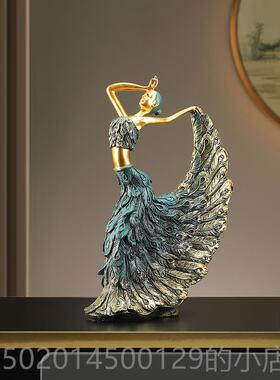 高档新式礼办公室摆件孔雀工艺摆饰老板领导高档书柜品摆设博古架