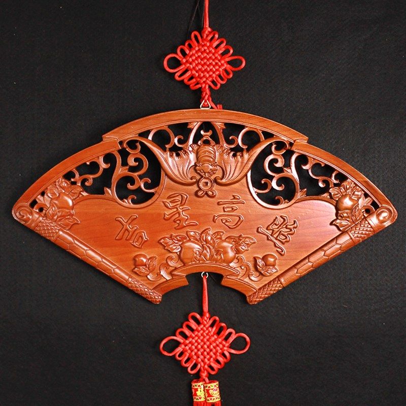 桃木吉星高照扇形客厅入户门口木雕挂件装饰大门对门牌匾门贴横批,淘宝优惠券,粉丝福利购,淘宝优惠卷