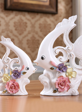 创意酒柜装饰品玄关陶瓷摆件家居客厅家里室内房间小摆设现代简约