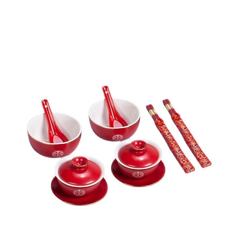 改口敬茶杯结婚茶具套装家用四个喜碗敬茶碗敬茶壶送新人新婚厂家,淘宝优惠券,粉丝福利购,淘宝优惠卷