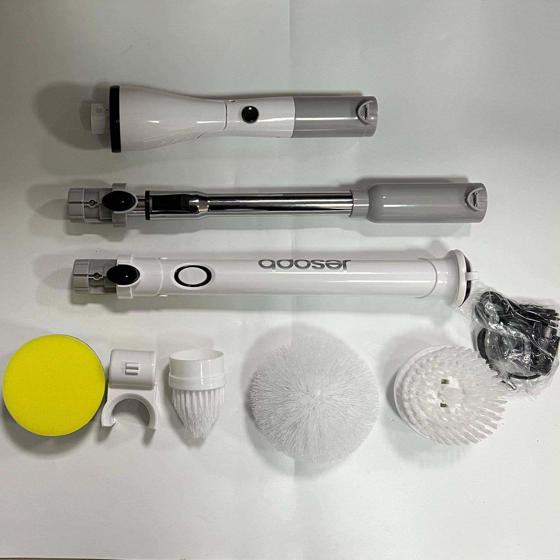 短伸缩款电动清洁刷长柄自动旋转弯头清洁刷子卫生间地板刷缝隙刷,淘宝优惠券,粉丝福利购,淘宝优惠卷