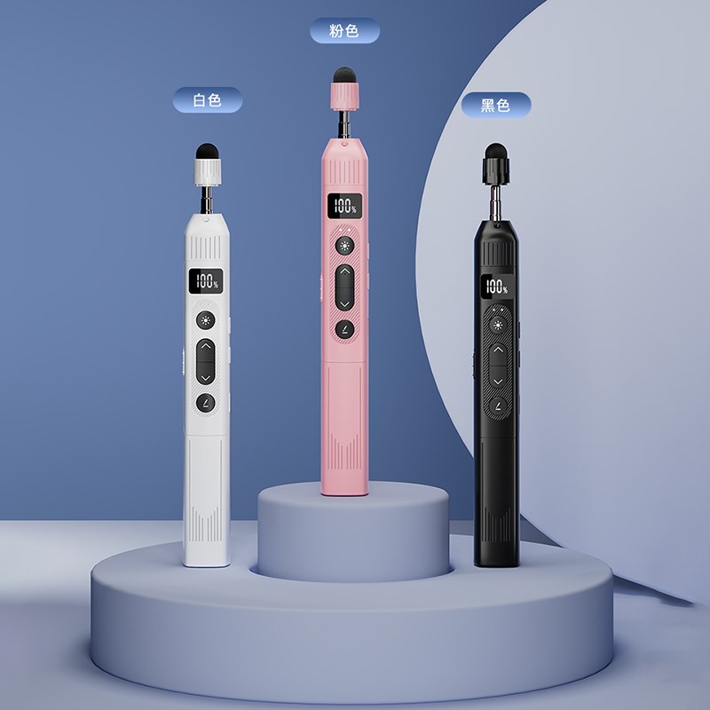 可伸缩教鞭翻页笔ppt遥控笔教师用多功能可书写多媒体触屏笔电脑 - 图1