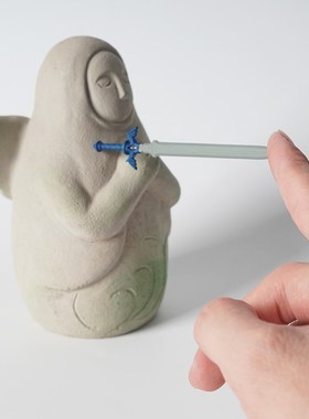 塞尔达传说旷野之息林克大师剑鱼缸造景摆件蛋糕装饰品王国之泪剑