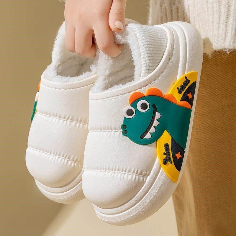 棉拖鞋男童2025新款冬季小孩室内防滑防水全包毛毛家居鞋包跟棉鞋,淘宝优惠券,粉丝福利购,淘宝优惠卷