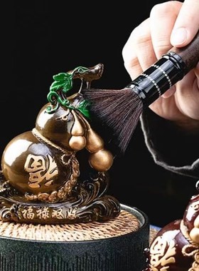 新款加大号福禄双收招财变色葫芦茶宠可养树脂创意个性礼品小摆件