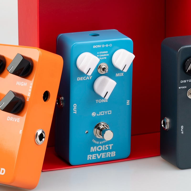 JOYO卓乐电吉他贝斯司木吉它吹管萨克斯数字混响单块效果器JF-20 - 图0