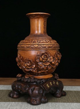 富贵平安花瓶摆件一对马到成功家居客厅酒柜电视柜装饰品乔迁礼品