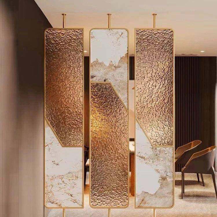 屏风玄关设计隔店断花入户酒屏格风设计隔厅断客新中式不锈钢屏风,淘宝优惠券,粉丝福利购,淘宝优惠卷