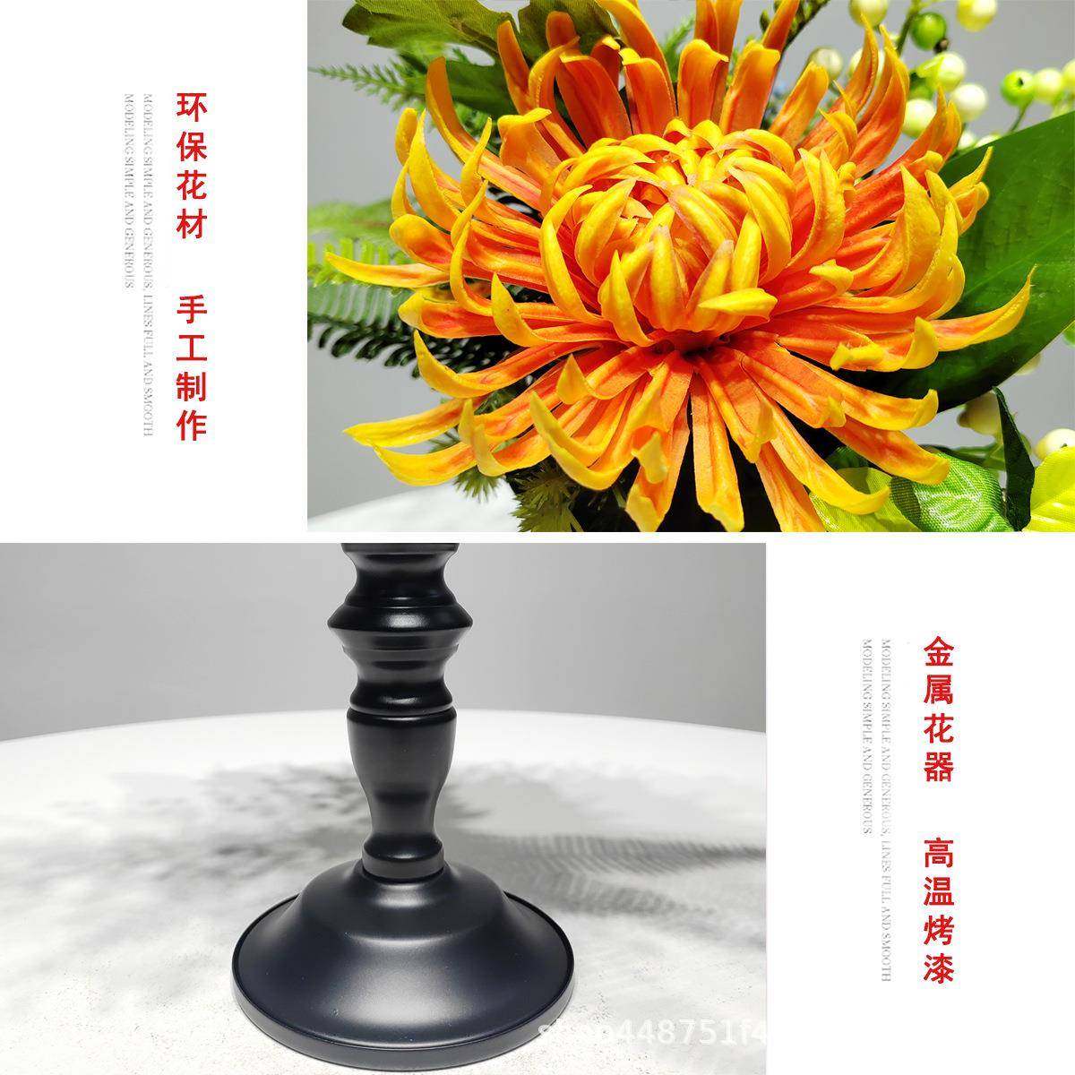 新中式仿真花艺客厅客桌面绿植假花盆样板房几1242厅餐桌装景茶饰,淘宝优惠券,粉丝福利购,淘宝优惠卷