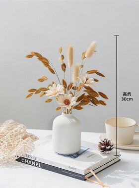 干花花束麦穗客厅摆设真花芦苇diy材料风荷风干真花天然装饰摆件