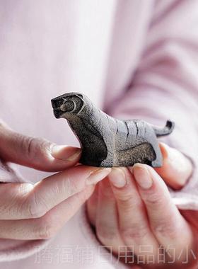 正品虎符 日南部铁器肖虎生年进口铸铁文镇架镇纸笔书本房桌面摆