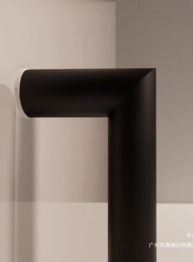 不锈钢玻璃门对拉手简约圆色淋浴房大木白门装XPH推拉黑移门扶手