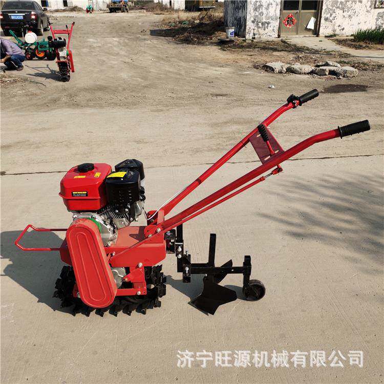 Bracelet rail cultivator mountain hilly crawler chain rail wy-066 micro tillage small gasoline cultivator chain rail rotary cultivator