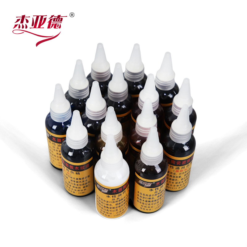 木纹液瓷砖岩板维修补大理石纹路液调色色精上色颜色扫纹笔画纹水 - 图0