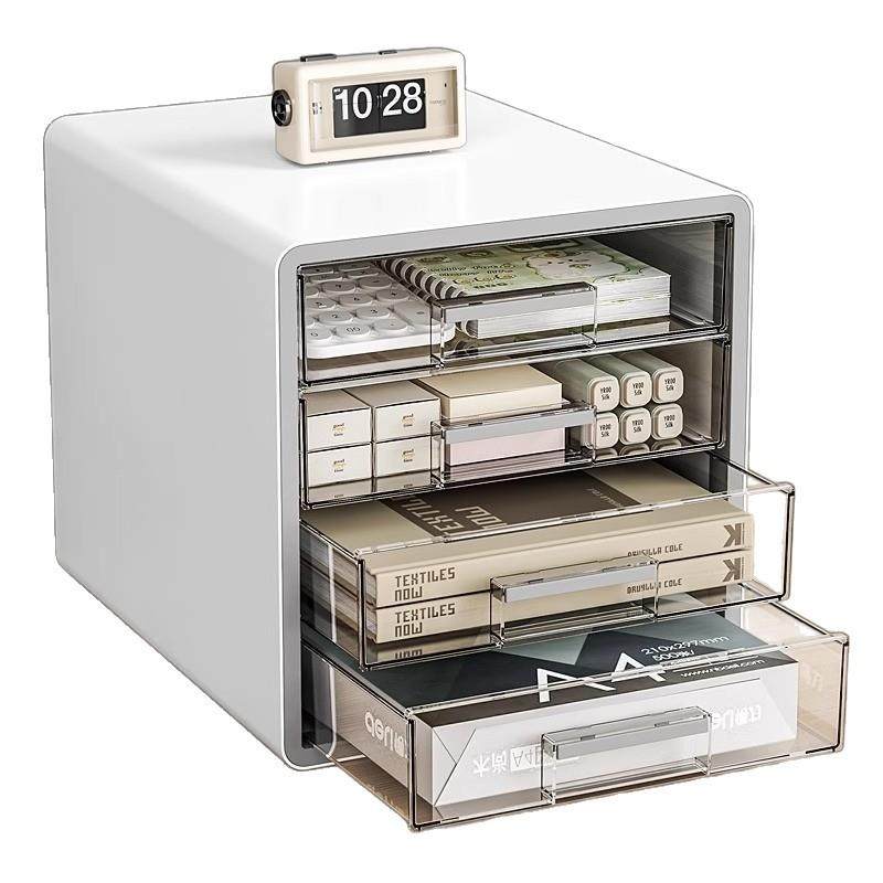 桌面a4收文纳工盒透明抽屉式多层具整理柜位子办公桌JW3530上文件,淘宝优惠券,粉丝福利购,淘宝优惠卷