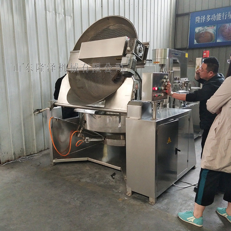 全自动腰果油炸机-卤味花生翻炒油炸-带滤油回油车八角拌料油炸线,淘宝优惠券,粉丝福利购,淘宝优惠卷