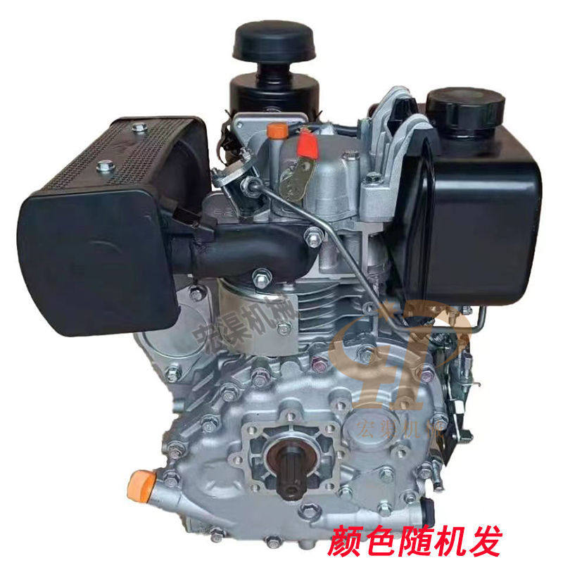 2023 new air-cooled diesel four-wheel drive micro tillage machine
