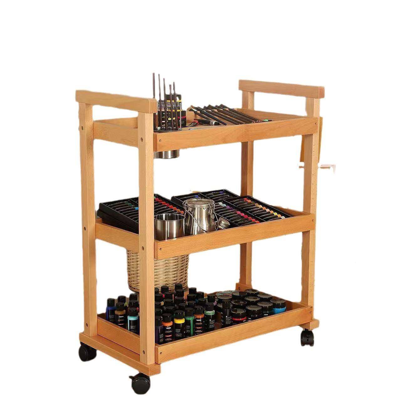 质家用木多层置物架3层实红木多酒架功01219能推车收纳架带脚轮架,淘宝优惠券,粉丝福利购,淘宝优惠卷