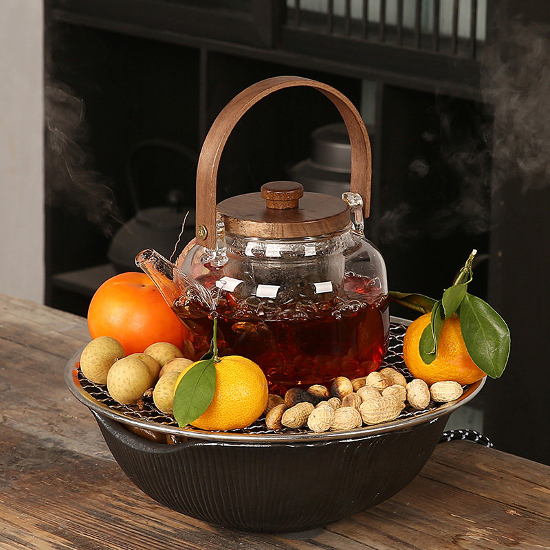 罐罐围炉煮茶家用室内煮茶壶陶壶煮茶炭炉烤茶单壶茶煮器茶具配件,淘宝优惠券,粉丝福利购,淘宝优惠卷