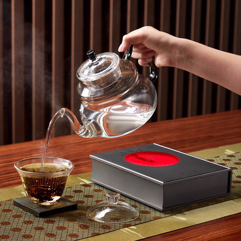 Demingtang new Jinshu electric pottery stove tea boiling surround stove tea boiling utensils tea pot set tea set household mini mini small