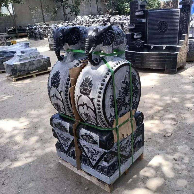 门墩鼓石青石圆鼓门抱口摆放石门鼓9901门做旧当优惠石鼓,淘宝优惠券,粉丝福利购,淘宝优惠卷