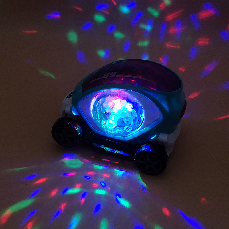 儿童电动玩具小汽车万向轮灯光音乐男女孩1-2-3岁宝宝卡通玩具车 - 图1